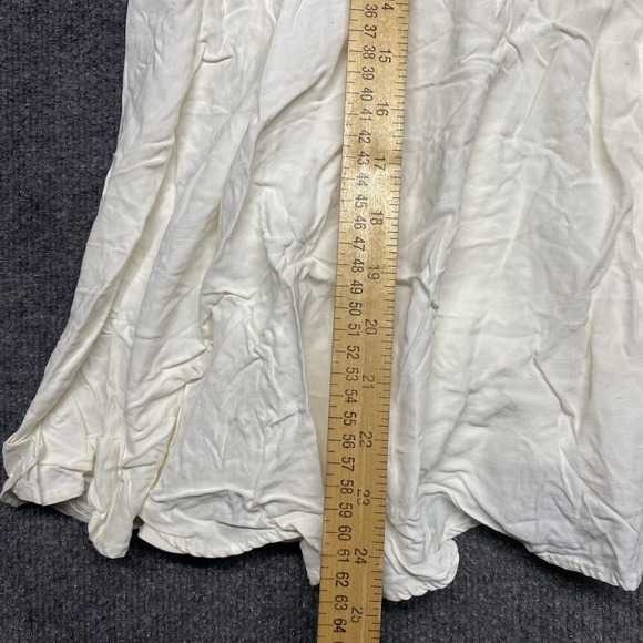Vintage Breakin' Loose Made in USA Slip Mini Dress Womens 7/8 Off White Ivory - Picture 8 of 14
